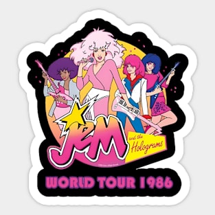 Jem and the holograms Sticker